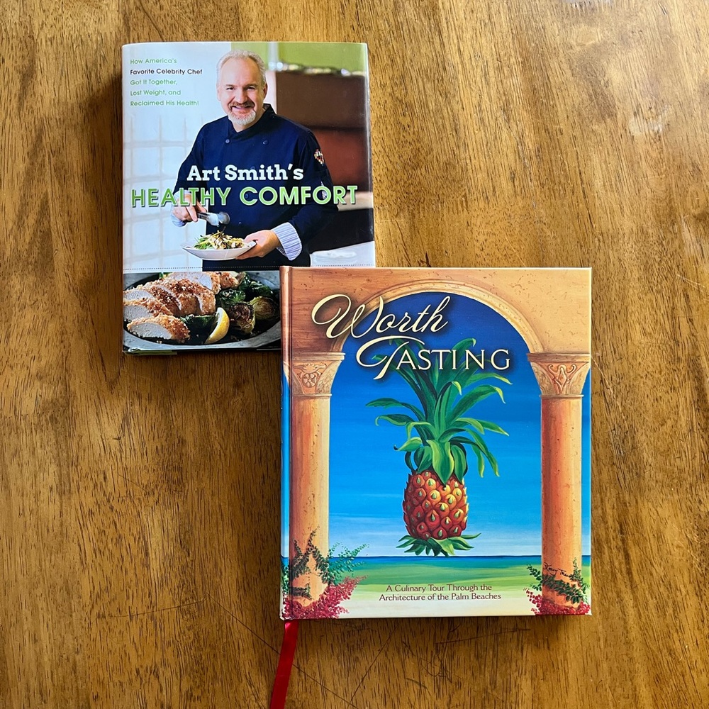 Cookbooks- autographed Art Smith (Oprah’s personal Chef) and Worth Tasting.